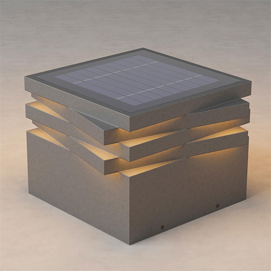 Zewnętrzne lampy solarne LED, współczesne lampy stołowe