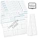 National Gun Trusts - Made in USA - FD-258 Fingerprint Card Kit Full 2025 (6 Cards + 1 Practice Card) w/Reusable Ink Pad, Correction Tabs, Instructions
