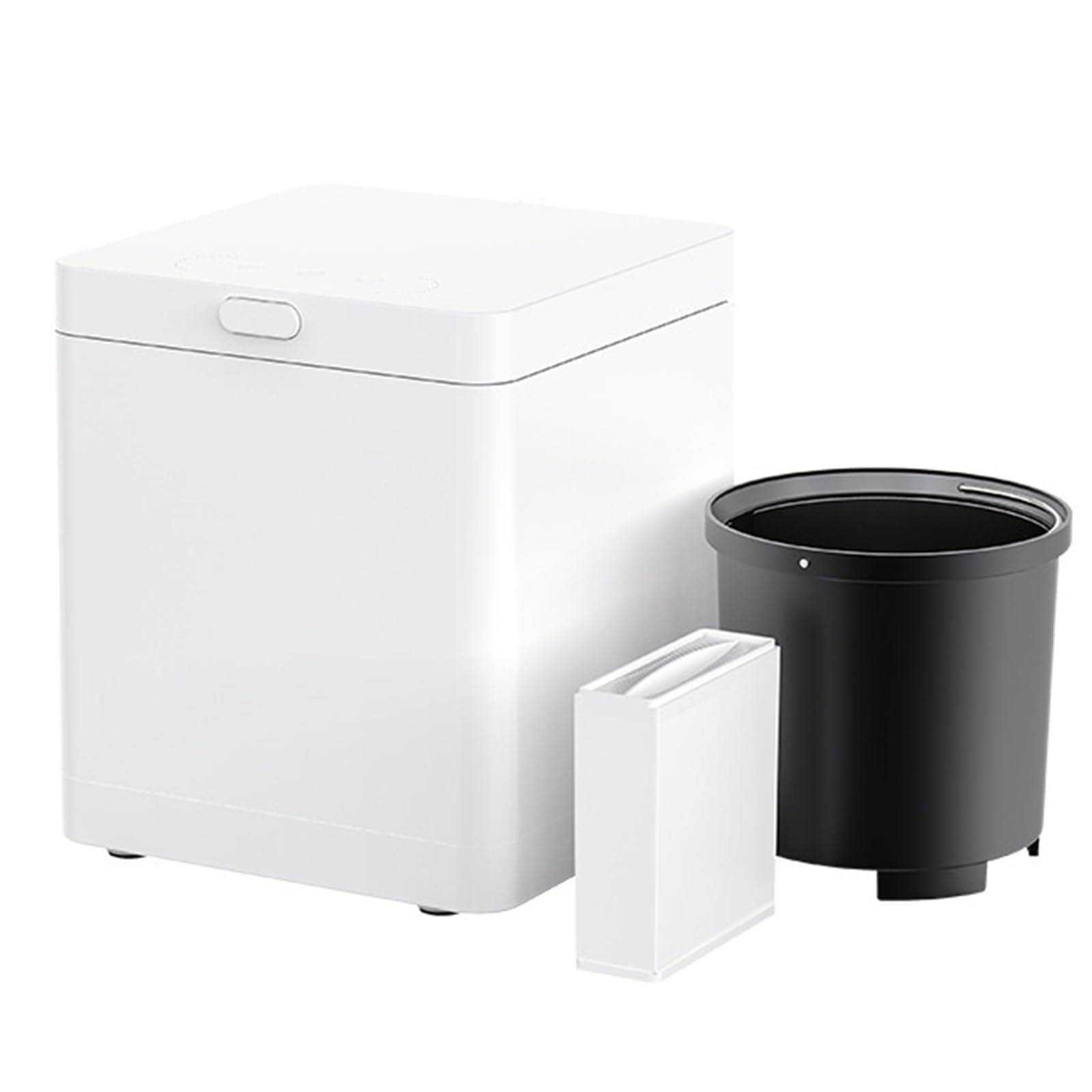 Compostador Eléctrico De Cocina, Compostador Inteligente De Gran Capacidad De 2,5 L Sin Olor, con Cuchilla De Molienda Actualizada, Desechos De Alimentos para Compost Seco para Plantas