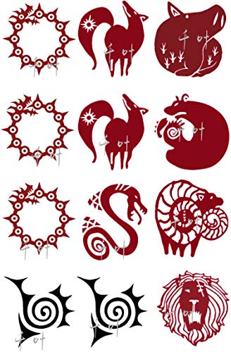Tattoo Stickers for Meliodas Diane King Cosplay