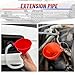 Wide Mouth Funnel with Hose,Plastic Flexible Funnels for Automotive Use,Universal Transmission Funnel for Engine Oil,Gas,Fuel,Diesel Oil Change Fit Most Cars,Trucks,SUVs