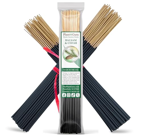 Plant Guru Balsam And Cedar Incense Sticks 11 Inch cover