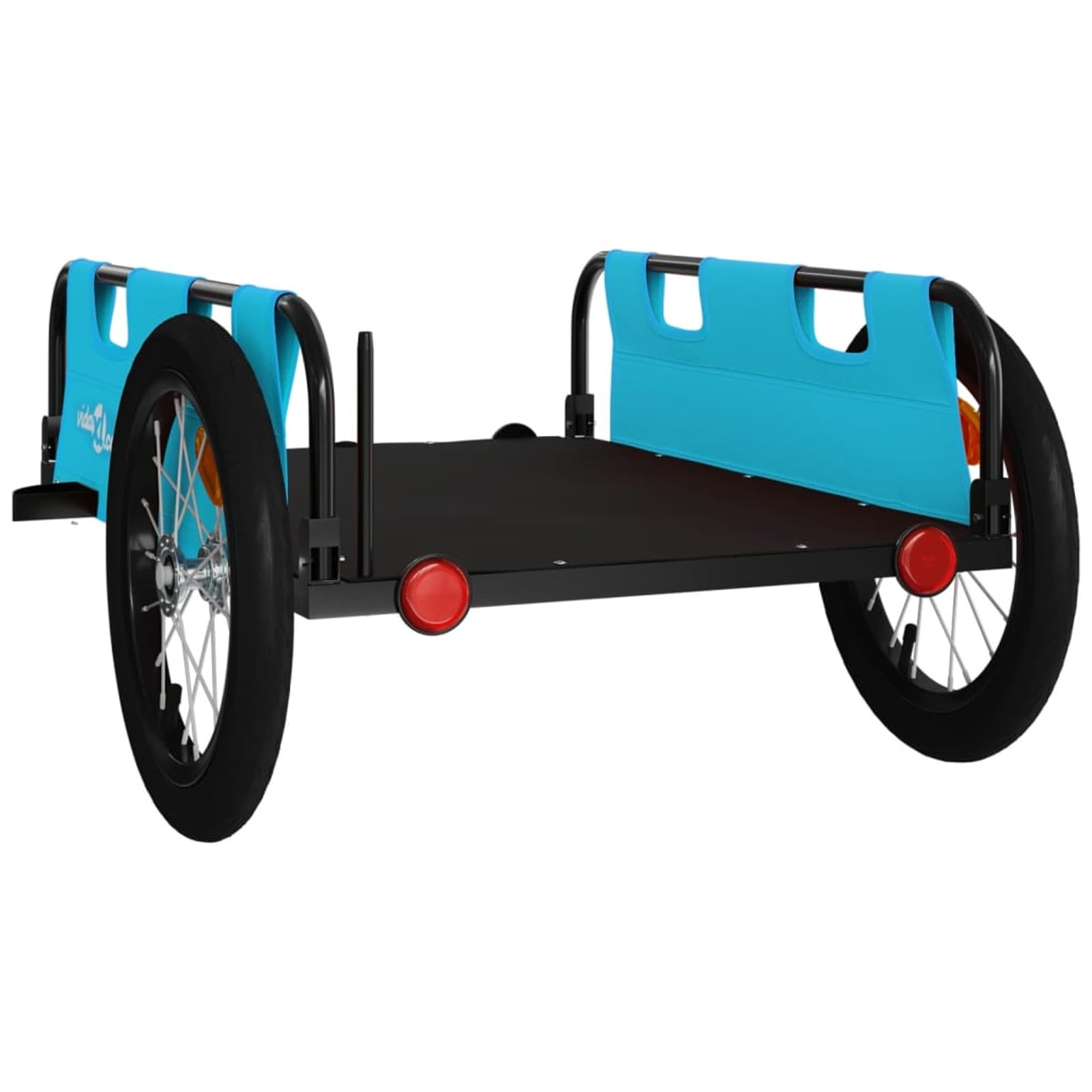 Fahrradanhänger Orange Oxford 20kg | Robustes Eisengestell, Wetterfest & Stabil, ,