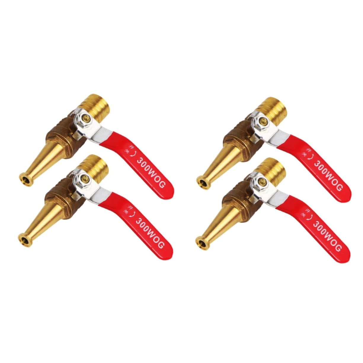 BESPORTBLE 4pezzi Ugello Per Tubo Da Giardino Ad Alta Pressione Accessorio Per Lavaggio Auto Ugello Per Irrigazione e Pulizia Esterni Design Resistente e Facile Da Installare