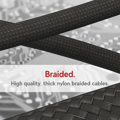 Image of LINKUP - AVA Right Angle 600W PCIE 5.0 16Pin (12+4) High Current Power Cable | Molded & Soldered Type 16AWG Sleeved | Compatible with RTX5000 RTX4000 RTX3000 FE | 70cm Black