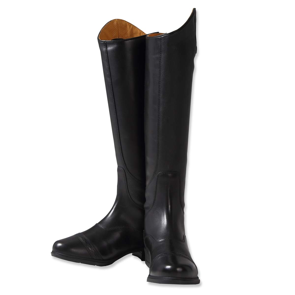 Amazon | MORETTA アイダ 本革 ライディング ロングブーツ UK8(EU42) S