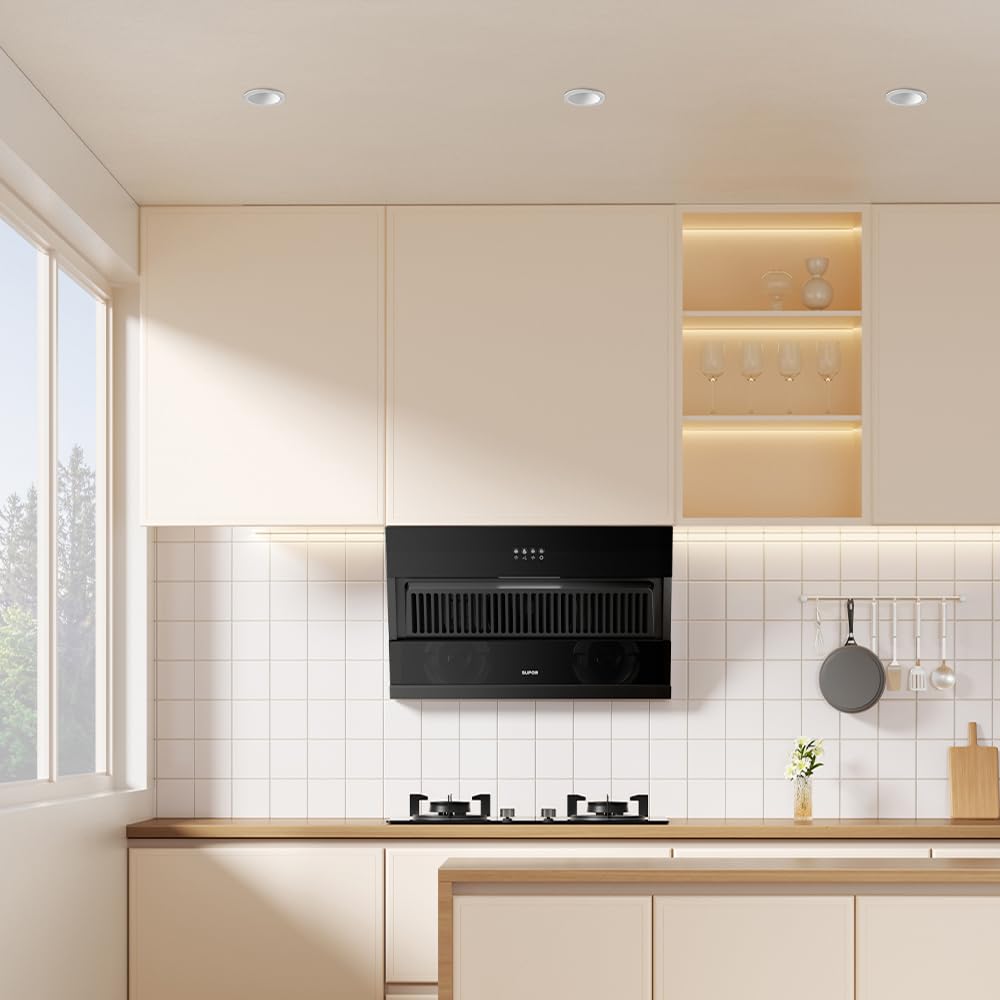 Foco De Techo Empotrable Led De 8,5 Cm, Resistente Al Agua Ip65, para Baño, Cocina, Balcón, Porche, Svart300（White4000K-7W）