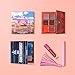 Jeffree Star Cosmetics Bundle of 3 Mini Eyeshadow Palettes Star Ranch, Weirdo & Mini Controversy + Jeffree Approved Mascara in Black (Gift Box - 4 Pcs)
