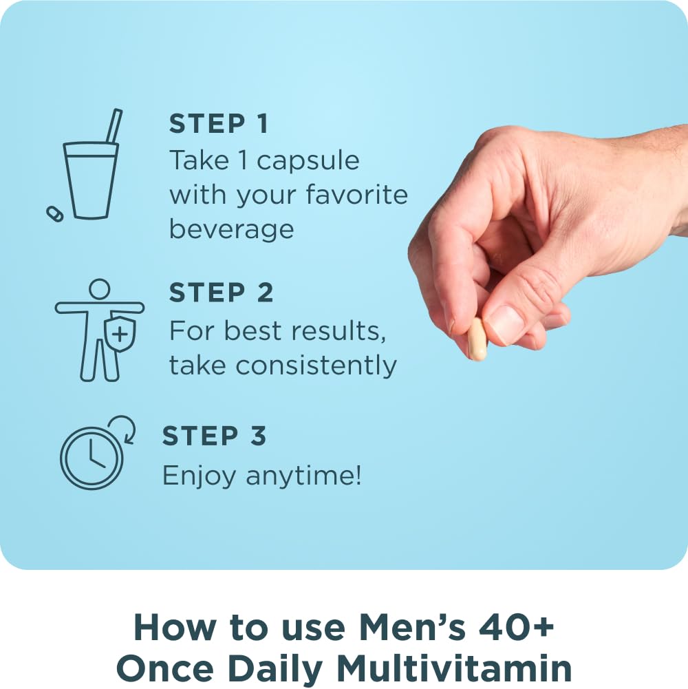 ANCIENT NUTRITION Men's 40+ 1-Day Multivitamin, 30 CT