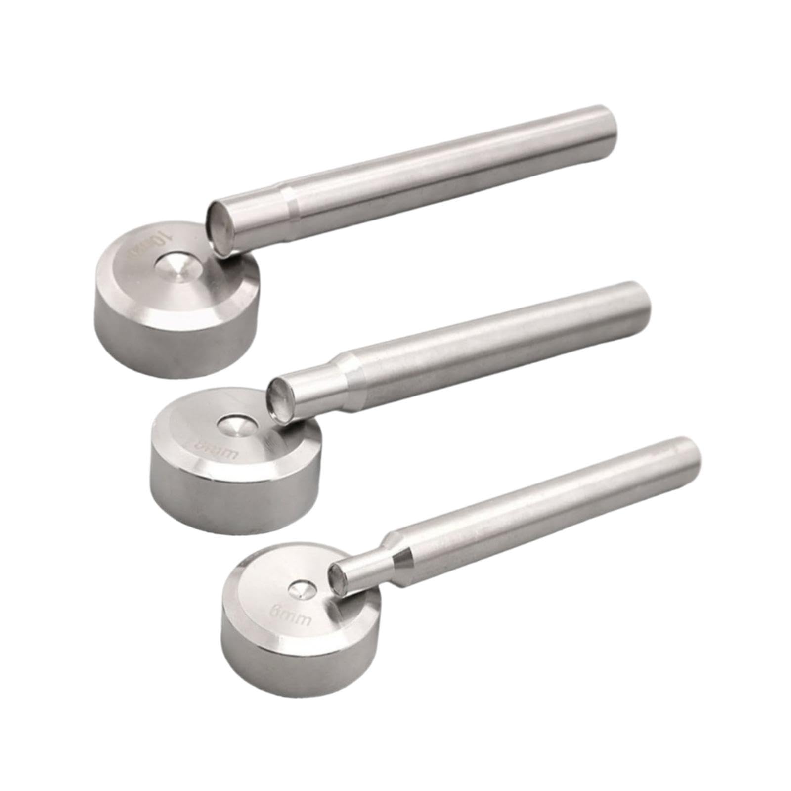 Kit de Herramientas para Colocar Remaches, Base para Remaches de Cuero, Perforadora de Agujeros, Cortadora de Remaches, Kit de Herramientas para, 6 Mm, 8 Mm Y 10 Mm