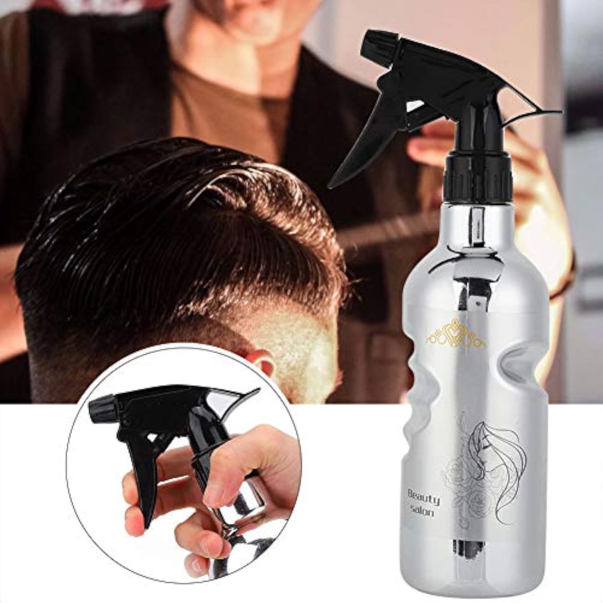 Empty Ultra-Fine Water Spray Bottle for Hairdressing