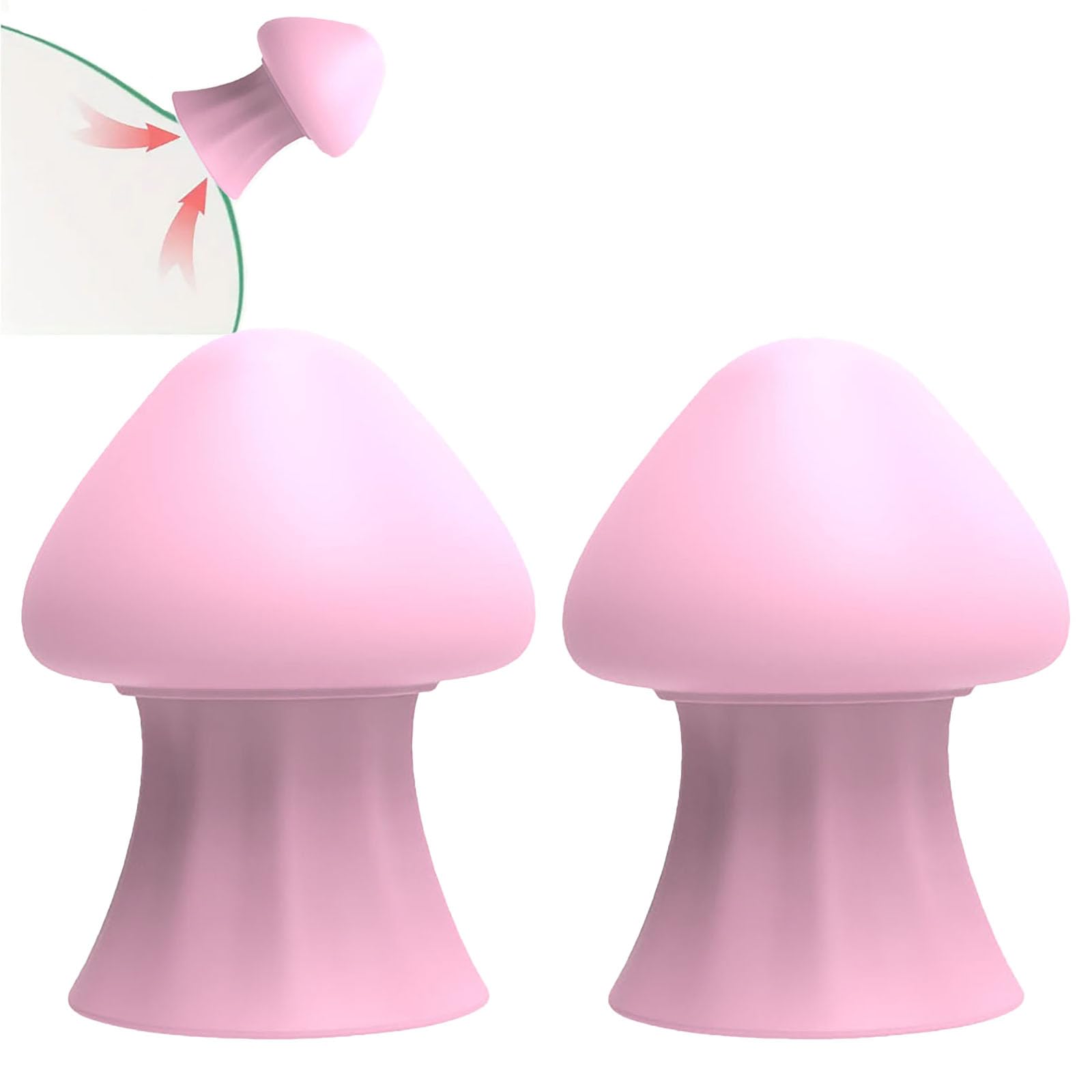 Silicone Capezzolo Succhiatori Capezzoli Morsetti Pompe Capezzolo Stimolatore Capezzolo Correttore Giocattoli Del Sesso Per La Donna Massaggio A Vuoto (Pink)