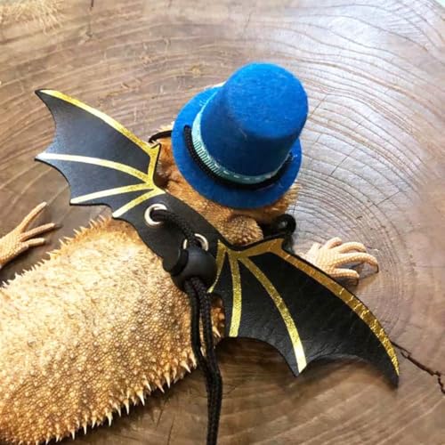 earded Dragon Clothes Small Animal Bow Ties Chapéus para Animais de Estimação Roupa Cosplay Legal Ka