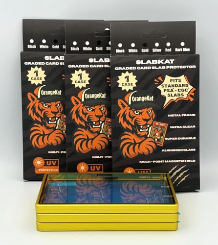 OrangeKat Ultimate Graded Card Protection Set | 3 SlabKat Magnetic