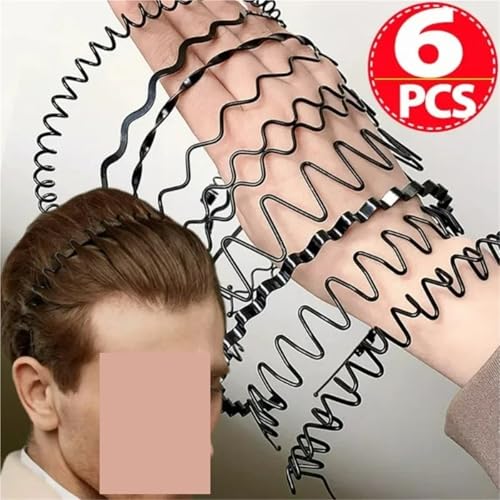 Aro para la cabeza de metal elástico minimalista y duradero 3