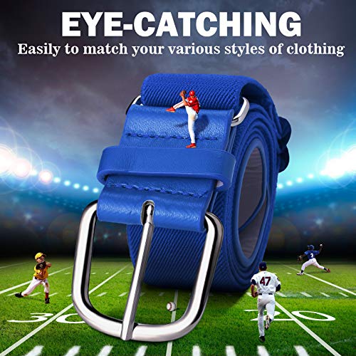 Syhood 3 Pieces Baseball Belt Elastic Softball Belt Adjustable Softball Belt Waist Belt Unisex For Youth And Adult With 1-1/2 Inch Buckle #TOP1