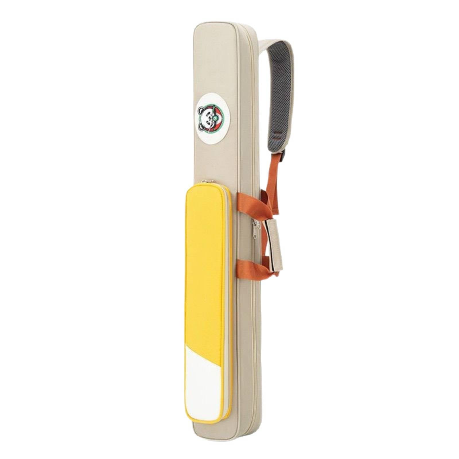 Borsa Porta Stecche da Biliardo Maniglia Porta Stecca da Biliardo Tracolla Regolabile Attrezzatura Sportiva per Torneo, Giallo, Giallo