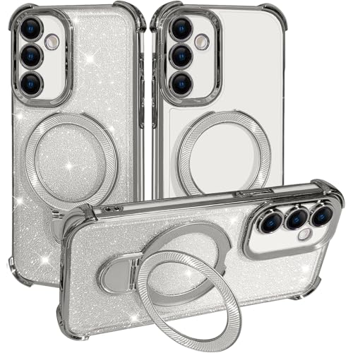 HAOFUGUI �O���b�^�[�P�[�X for Redmi Note 13 5G, ������ꃁ�b�L�g TPU �g�ѓd�b�P�[�X�����O�z���_�[�t��, ���q ���� �ϏՌ� ���� �L���L�� ������� �X�}�z Phone Case-�V���o�[