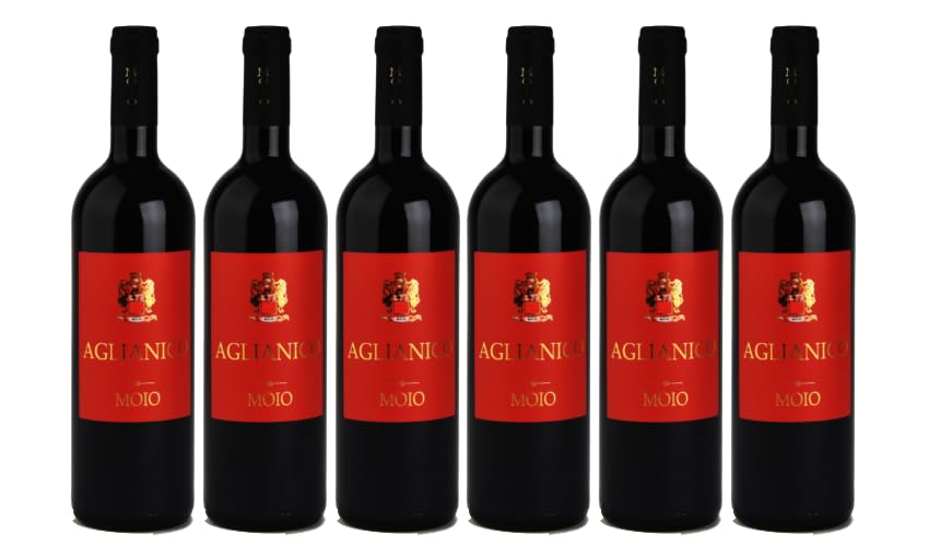 Aglianico, Vino Rosso, Cantine MOIO (6 pezzi)