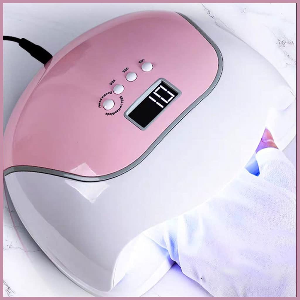 Lampada Unghie Asciugatrice Strumenti for nail art - Macchina for la fototerapia manicure - 120W Essiccatore for chiodi in fast-indugiamento - Asciugacatura professionale Gel Polacco Gel in Casa