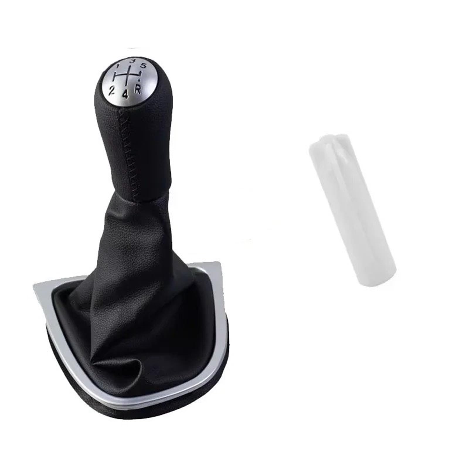 Ehwlfvx 5-Speed(Lhd) Car Gear Shift For Clio 4 Iv 2012-2020 Manual Transmission 5Speed Leather Gear Shift Knob Stick Gaiter With Boot Cover Gaitor Collar