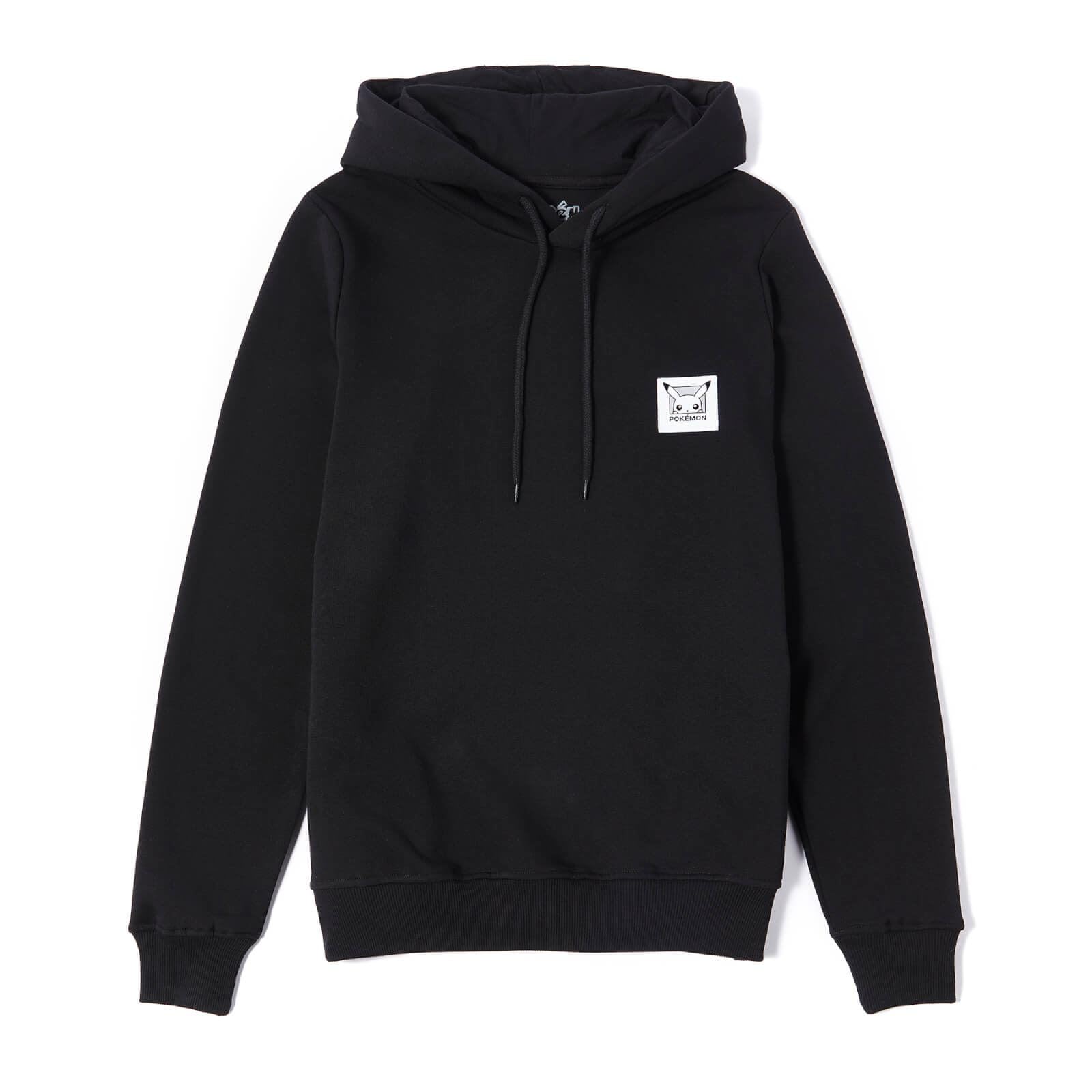 Pokémon Pikachu Patch Unisex Hoodie - Black - L