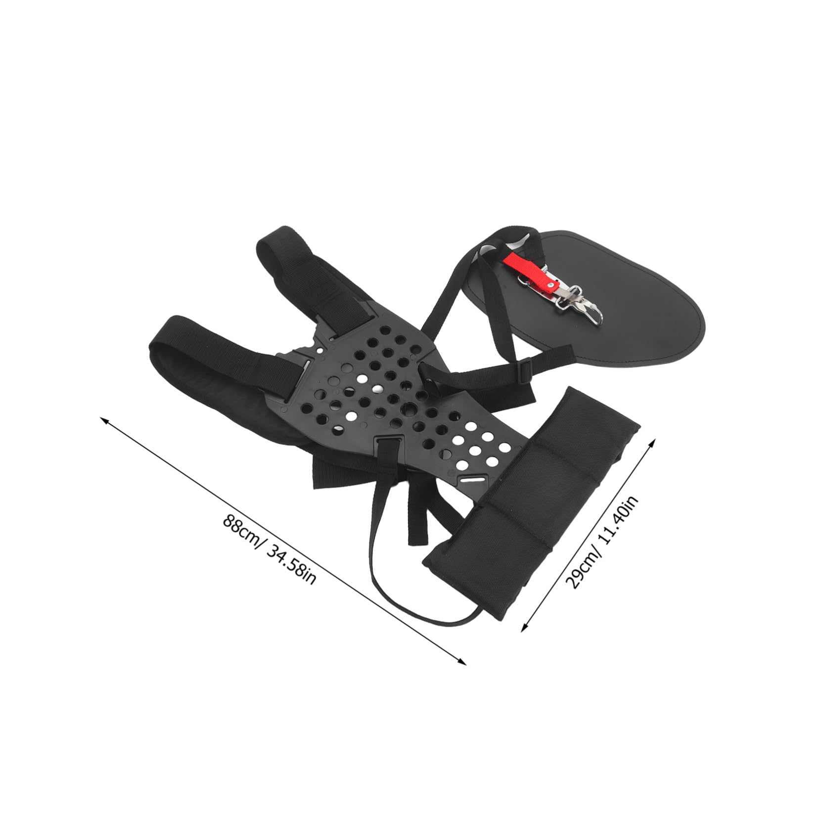 IMBARAZIONE del MAZZAZIONE PROPLE Accessori per Tosaerba Fascia di rifinitura Tracolla bordata Cintura Imbottita per Spalla Trimmer Cinghia per rifinitore ergonomica Black