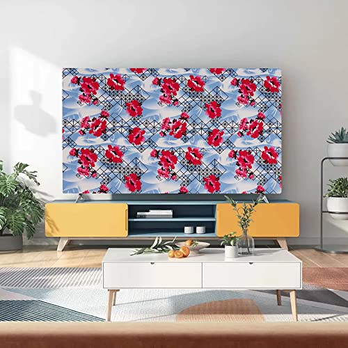 Image of Glassiano Marigold Dustproof Printed 39 inch LED TV Cover Screen Protector Compatible for All Models, Print 32