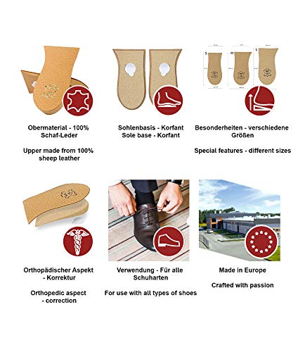 Elevatore per Tallone, Rialzo per Tallone, Zeppa