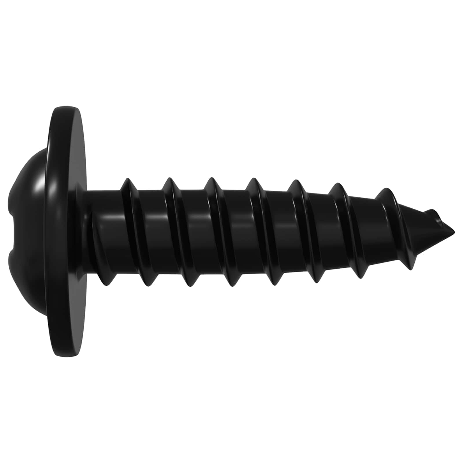vidaXL Clavo autorroscante 16364 uds. Negro 3,5 x 12 mm Hierro