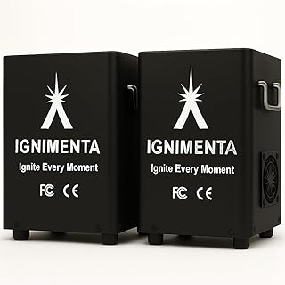 800W Cold Effect Machine 2PCS - 8-Key Remote + DMX, 4-Min Ready, Clog-Free Granules For Weddings & Parties