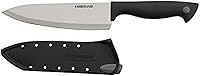 Vista 8 de Farberware Edgekeeper – Cuchillo de carnicero de 15 cm con cubierta autoafilable, cuchillo de cocina de acero inoxidable de alto carbono con mango