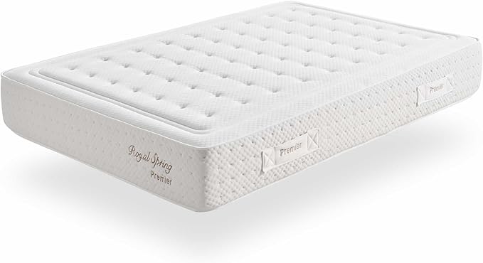 Moonia - Colchones de Muelles Ensacados 135x190CM | Colchón Premium de Alta Durabilidad, Antiácaros, Máximo Confort | Modelo Royal Spring Premier