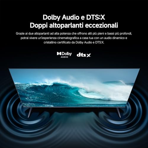 XIAOMI TV A Pro 75, 75 pollici (190 cm), 4K UHD QLED, Smart TV, Google TV, Triple Tuner DVB-C/S/S2/T/T2,HDR10+, Modalità Game Boost 120Hz, MEMC, Controllo Vocale, 2GB+8GB, Apple Airplay & Google Cast - Immagine 4
