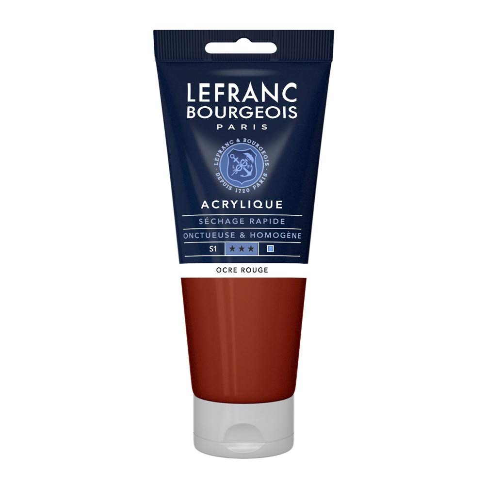 Lefranc Bourgeois 300429 Fine Acrylic Paint - Rotocker, 200 ml Tube, Creamy Acrylic Paint, Water-Based, Quick Drying, Lightfast, Waterproof