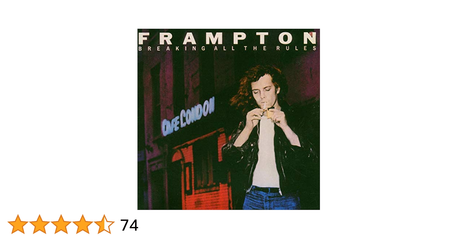 【中古】 Peter Frampton ピーターフランプトン / Breaking All The Rules Amazon.co.jp: BREAKING ALL THE RULES: ミュージック