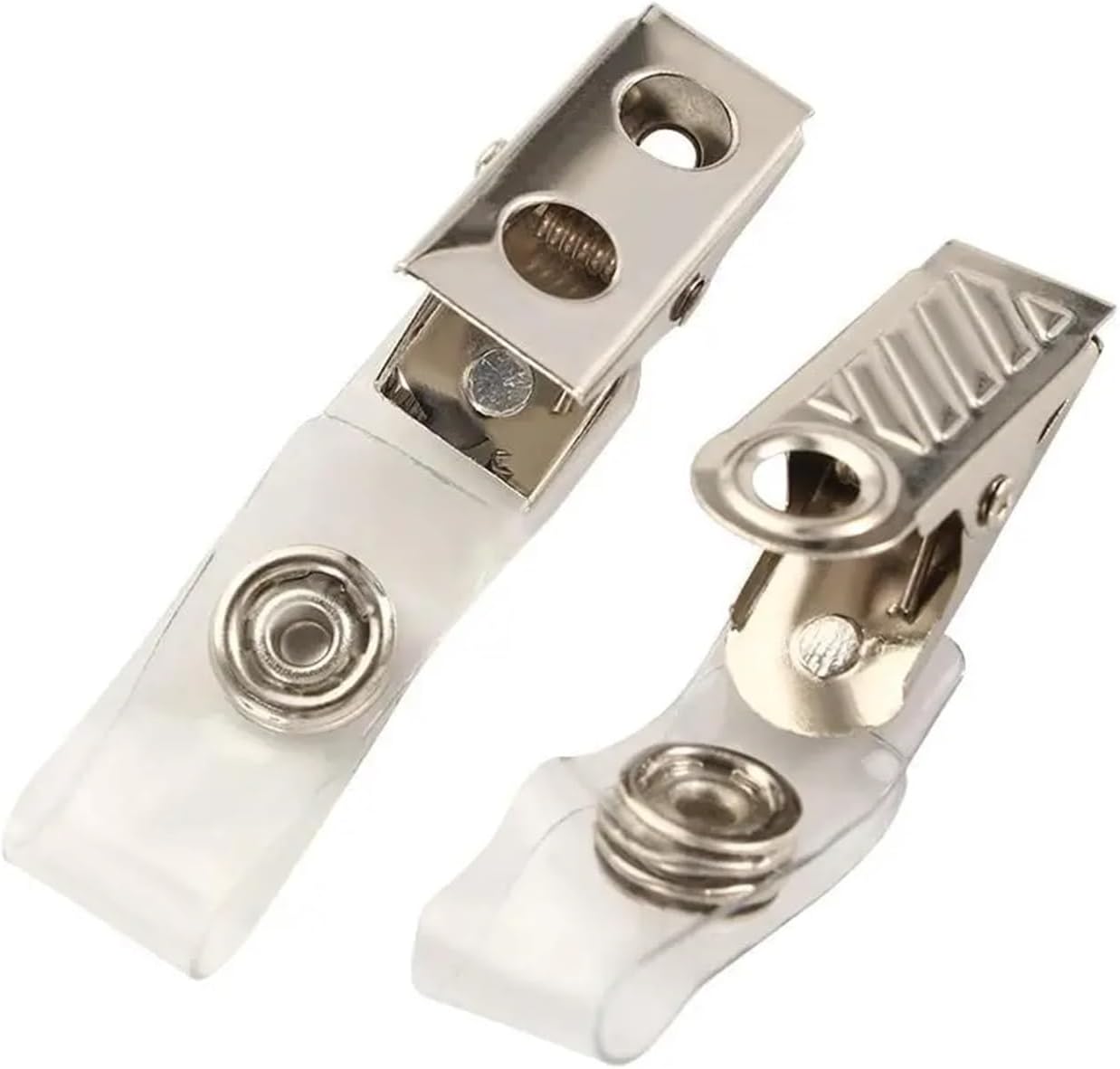Badge Clip ID Badge Card Holder Anti-Lost Binder Lanyard Clips for ID Badges Keys(2-20Pcs)