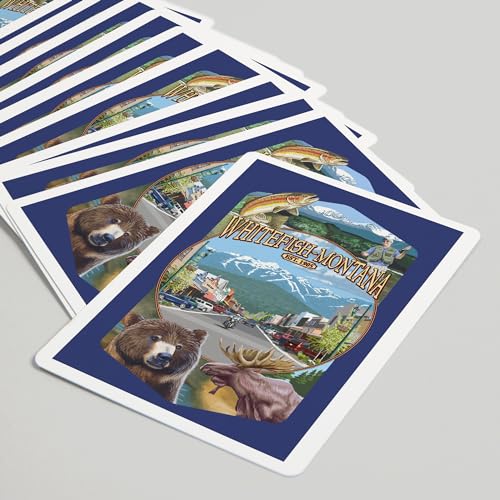 Baraja de poker Whitefish Montana 52 cartas miniatura 5