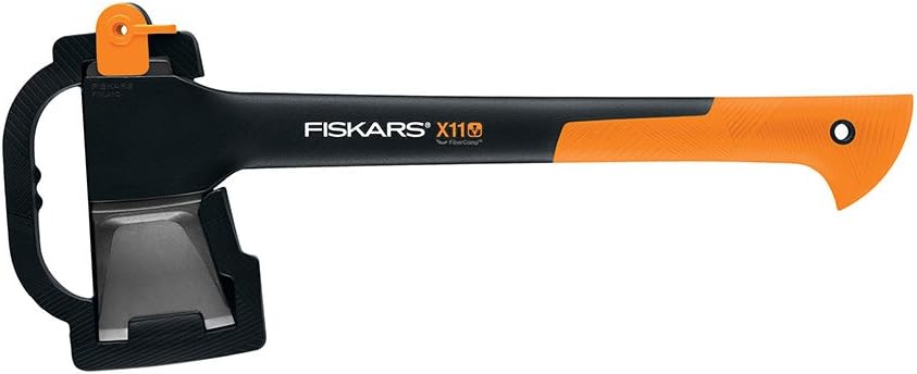 Fiskars 378561-1004 X11 Splitting Axe, 17-Inch, Black/Orange : Fiskars Hatchet : Patio, Lawn & Garden