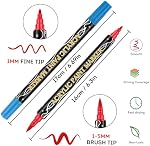 48 Colors Acrylic Paint Pens,Dual Tip Acrylic Paint Markers,Includes 12 Metallic Brush Tip Acrylic Paint Markers For Rock Painting,Plastic,Easter Eggs Diy Crafts Art Supplies Easter Basket Stuffers