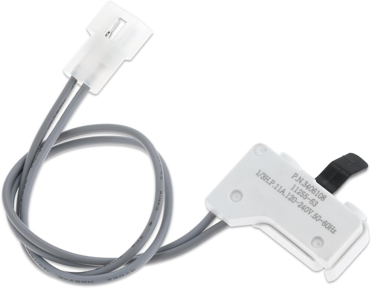 MOOTVGOO 3406108 Dryer Door Switch Replacement for