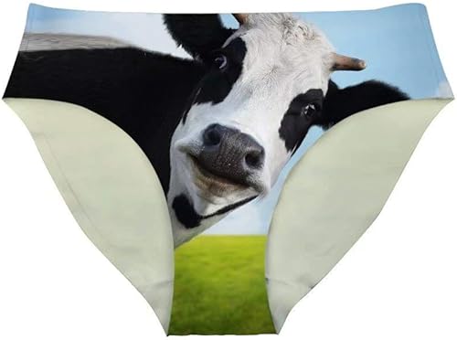 Xinind Divertida ropa interior para mujer 3D lindo animal bragas hipster-bragas de cintura baja sexy para mujer