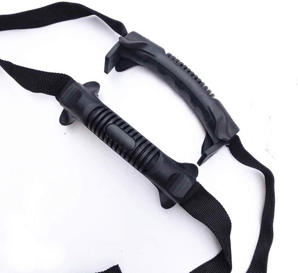 Garneck 2pcs Pull Rope Handle Professional Pulldown Black Rope Handle Strap for Training Fitness Sport