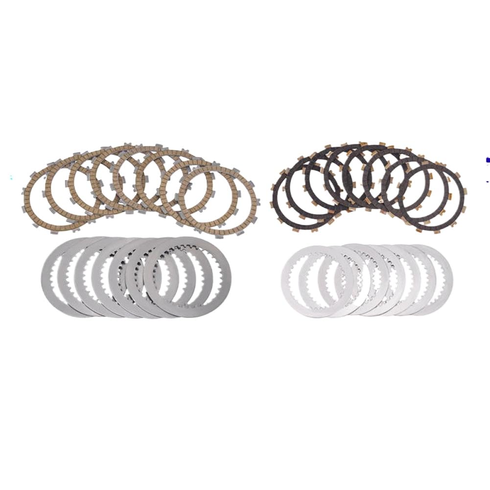 Kit dischi frizione e dischi in acciaio compatibili con KX250F KX250 F KX 250F 2008 2009 2010 2011 2012 2013 2014 2015 2016 2017 2018(Bakelite Kit)