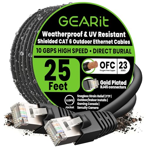 GEARit Cat6 Outdoor (25ft)