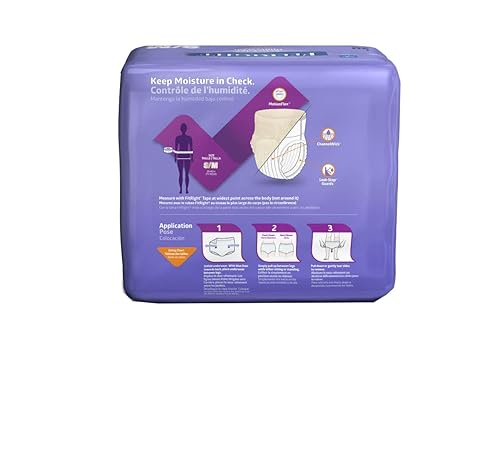 Miniatura 9 de Medline FitRight Ropa interior ultra protectora para incontinencia para mujer, gran absorción, LXL, 40 a 56 pulgadas, 20 unidades