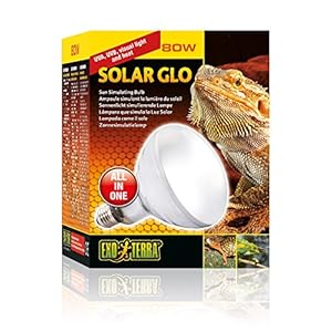 Exo Terra PT2334 Solar Glo Single, Zonlicht Simulatie Lamp, 80 W, 1 Stuk