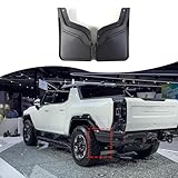 for Hummer EV Pickup Accessories Mud Flaps Splash Guards Mudguards 2PCS Rear Splash Guard No Drilling Required Compatible with Hummer EV Pickup 2022 2023 2024 2025+ (ABS)