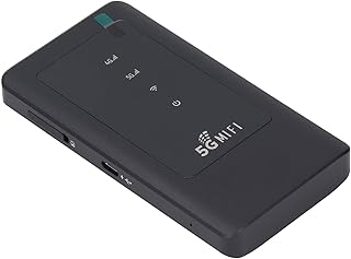 Bewinner 5G WiFi 6 Mobile Hotspot Router for Travel, 1.25Gbps Unlocked Portable WiFi Device with SIM Slot, 16 Devices, International Coverage, 4000mAh Battery