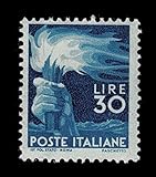 100 lire repubblica italiana valore Serie Ordinaria Democratica LaVecchiaScatola - 1945 Repubblica 30 Lire Democratica Sas.563 nuovo MNH/**